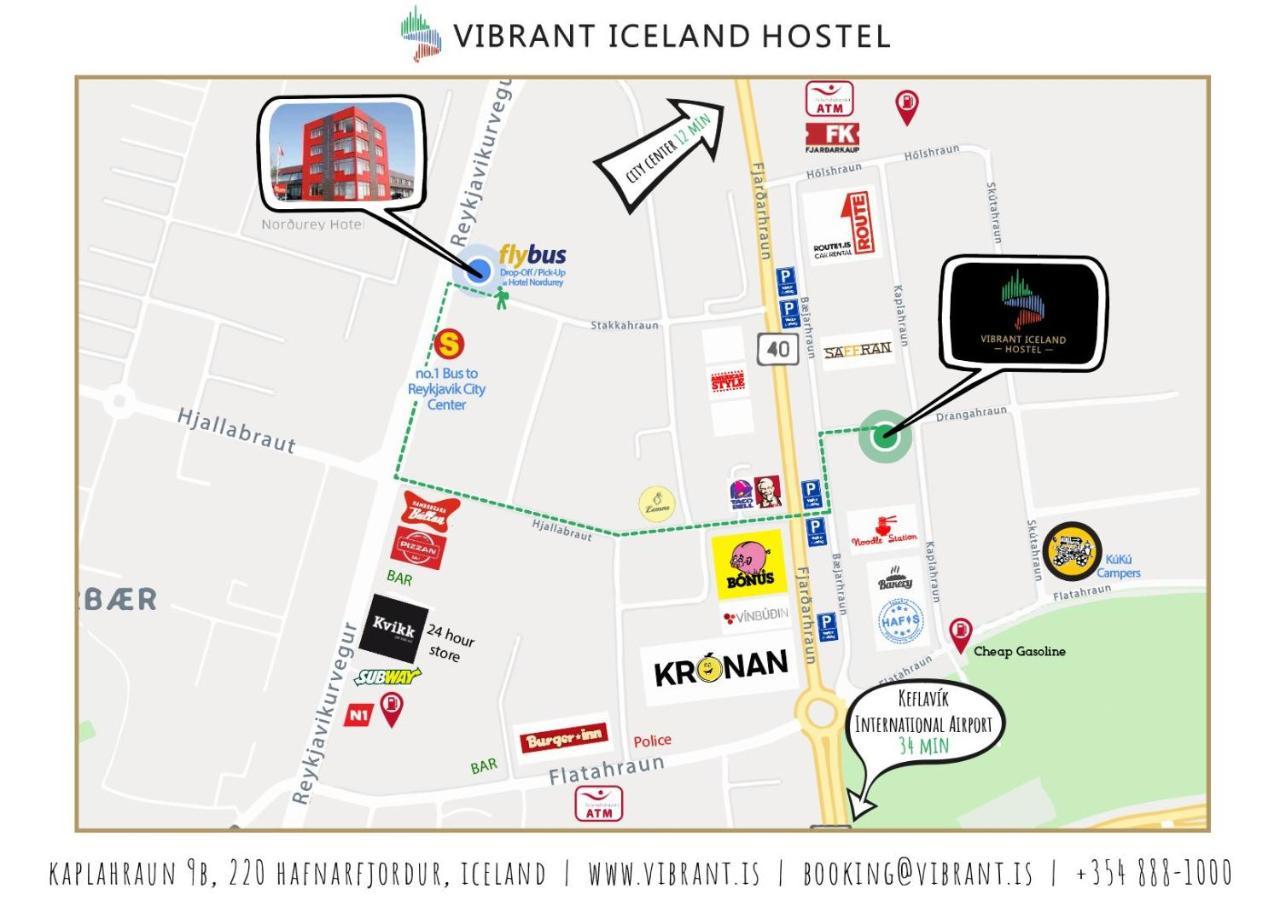 Vibrant Iceland Hostel Хабнарфьордюр Экстерьер фото